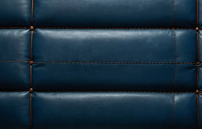 Premium Deep Blue Couch Texture Photo image